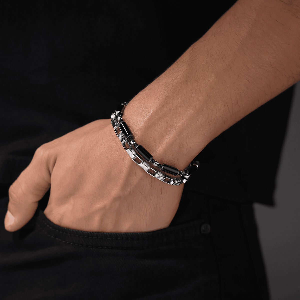 Armband Heren Police PEAGB0037301 Zwart