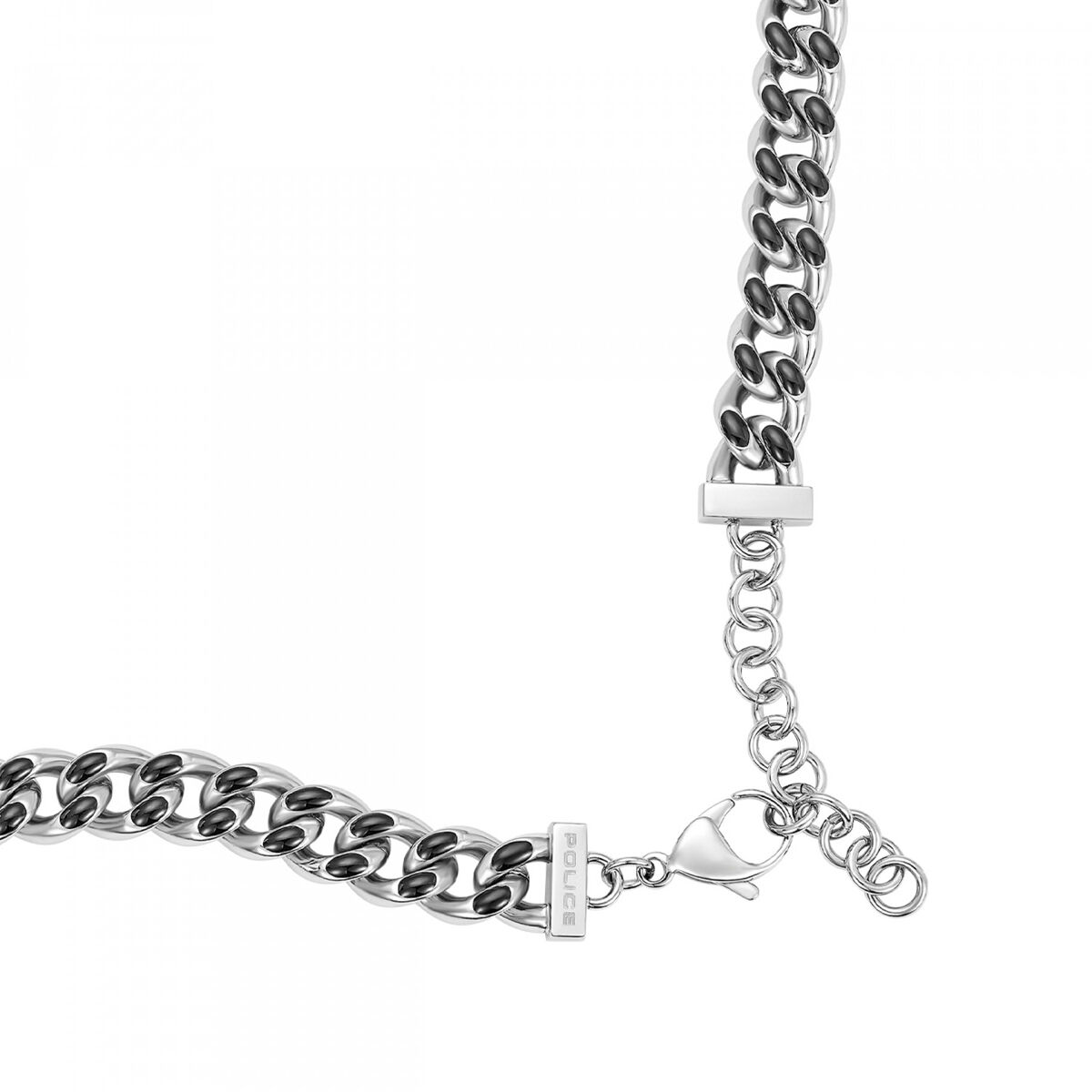 Ketting Heren Police PEAGN0037501 Zilverkleurig