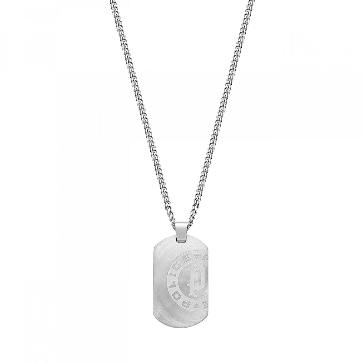 Ketting Heren Police PEAGN0009603 Zilverkleurig