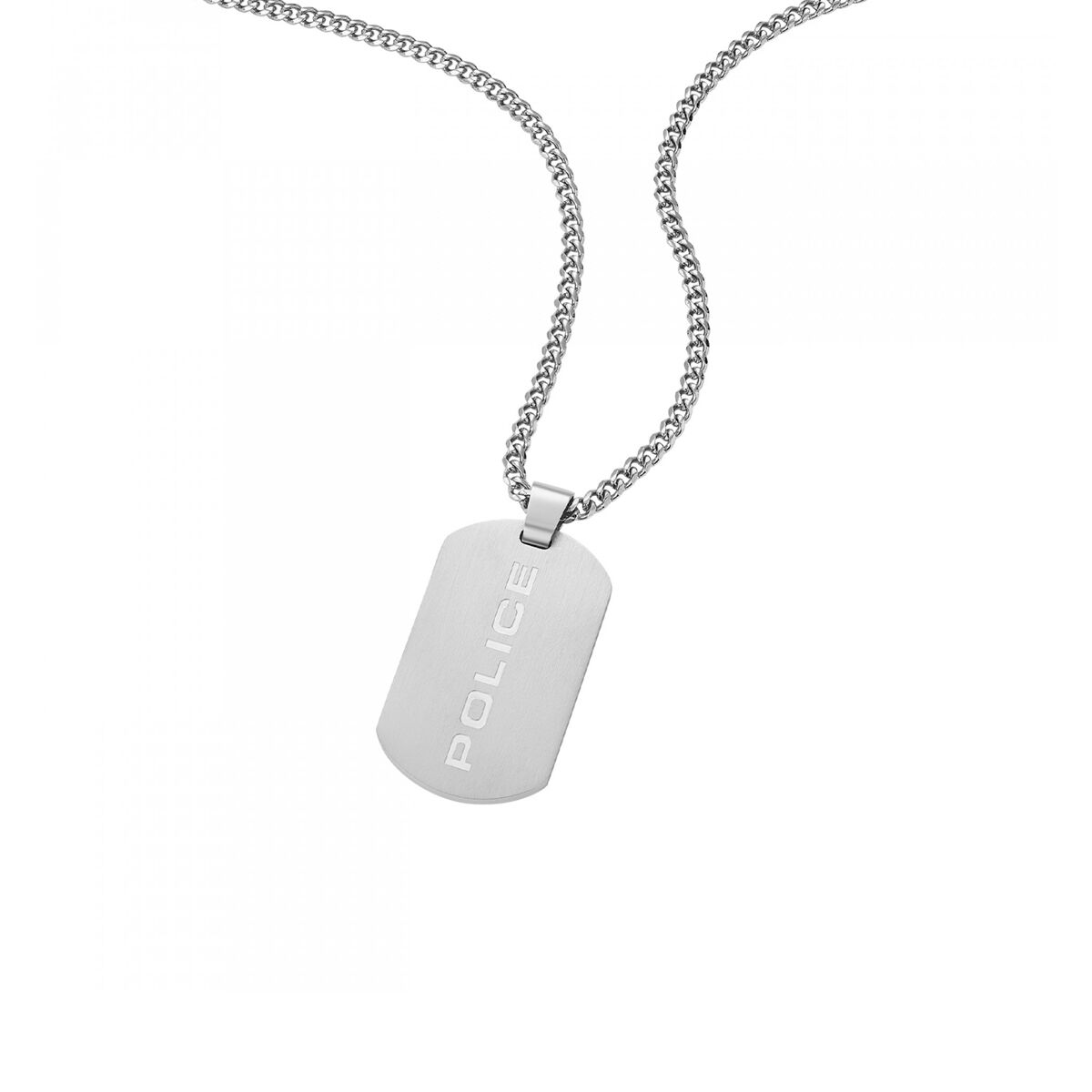 Ketting Heren Police PEAGN0009603 Zilverkleurig