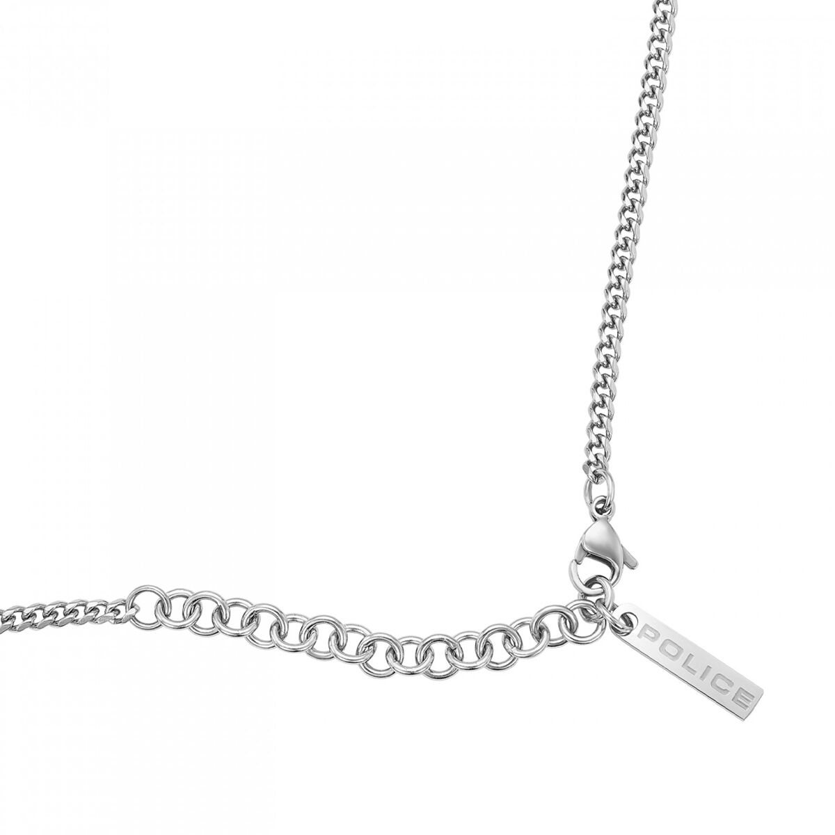 Ketting Heren Police PEAGN0009603 Zilverkleurig