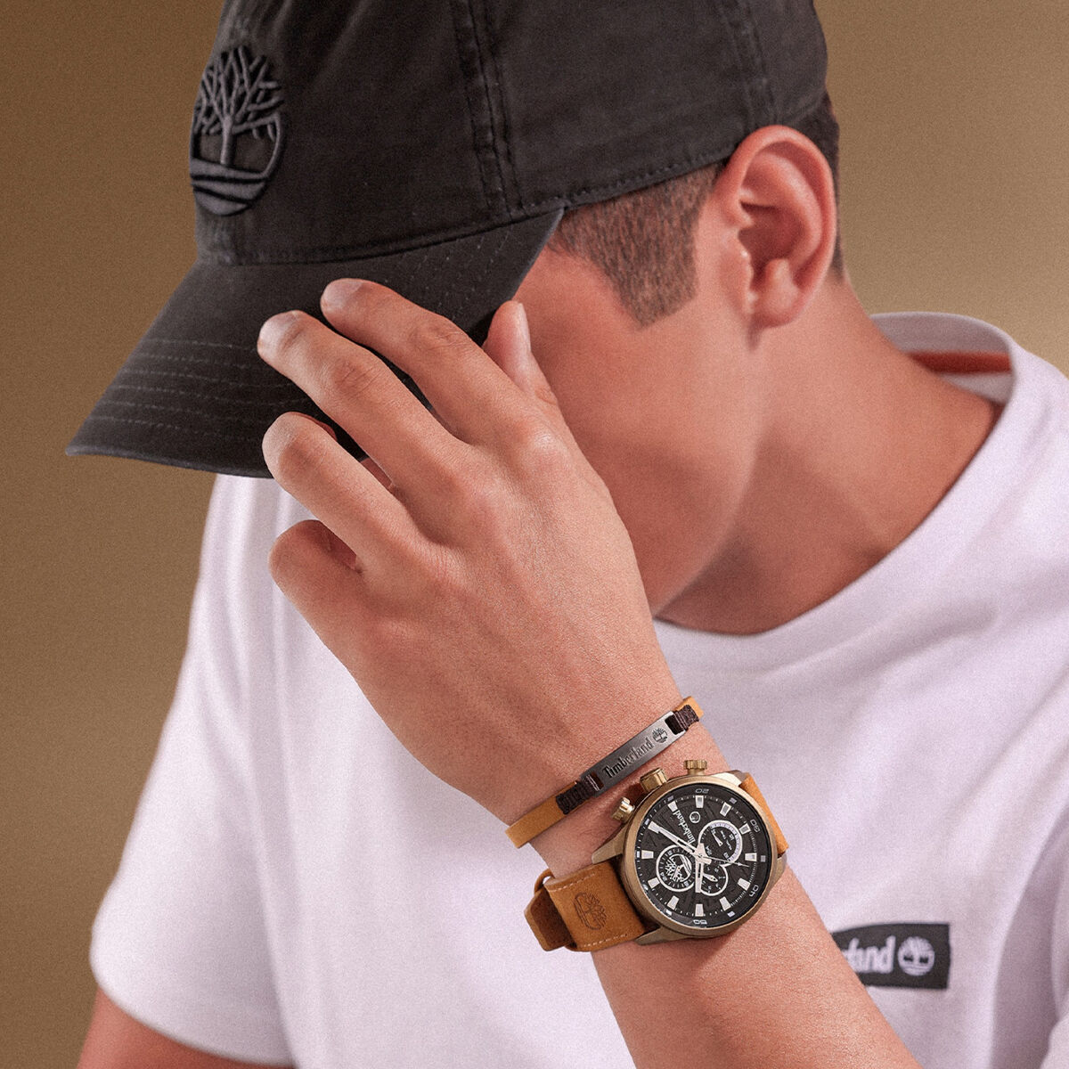 Image secondaire de Bracelet Homme Timberland TDAGB0002202 Ocre