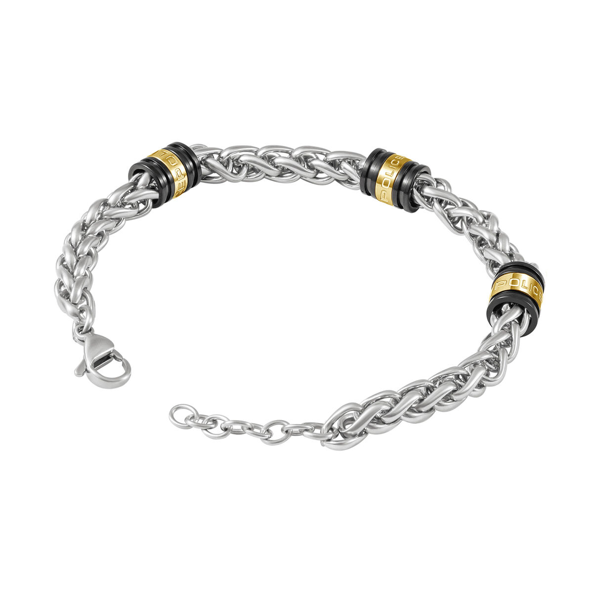 Armband Heren Police PEAGB0078202 Zilverkleurig
