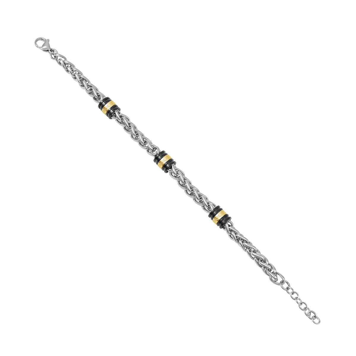 Armband Heren Police PEAGB0078202 Zilverkleurig