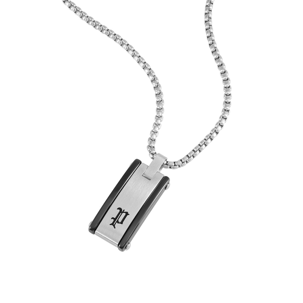 Ketting Heren Police PEAGN0078601 Zilverkleurig