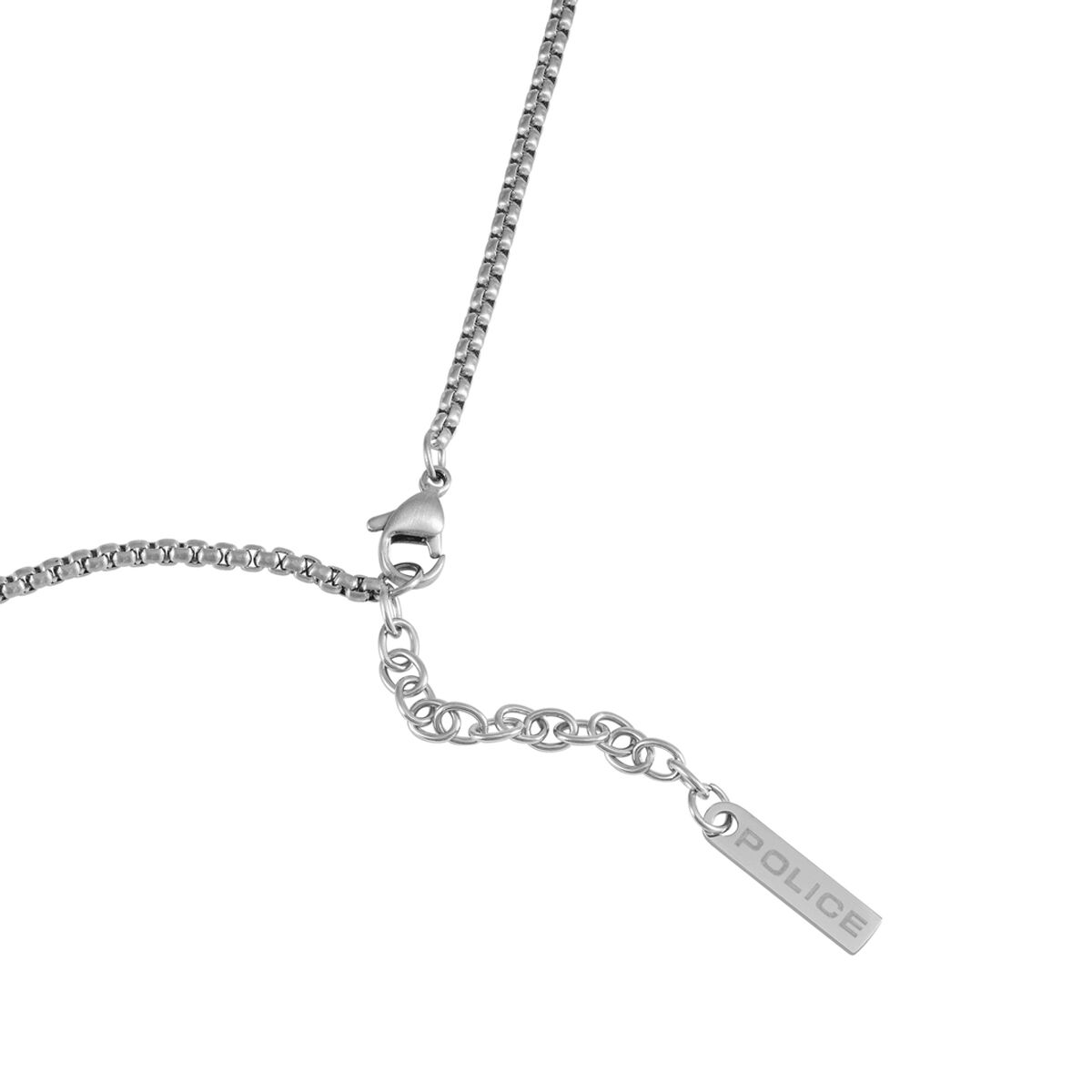 Ketting Heren Police PEAGN0078601 Zilverkleurig