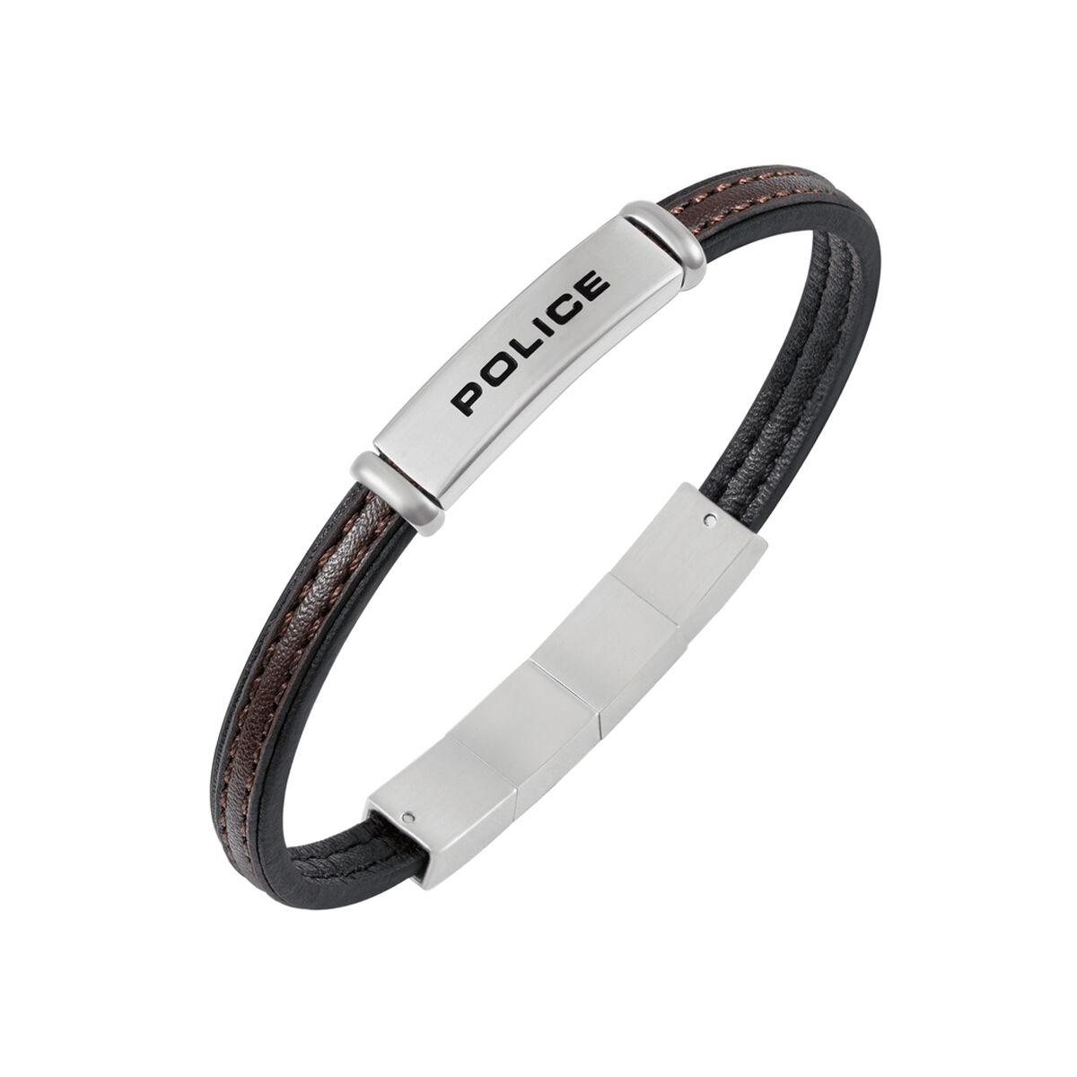 Armband Heren Police PEAGB0079202 Roestvrij staal Zwart