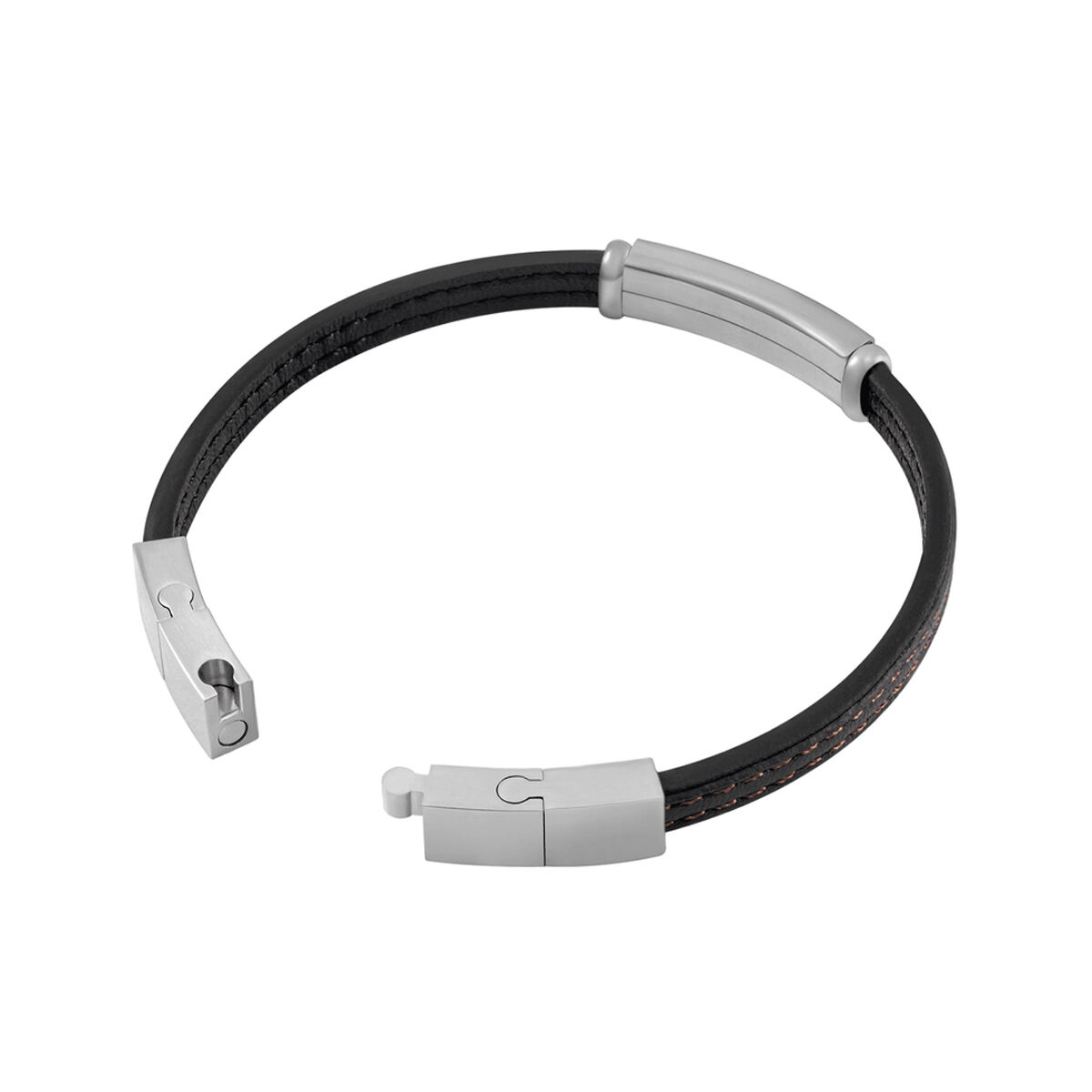 Armband Heren Police PEAGB0079202 Roestvrij staal Zwart