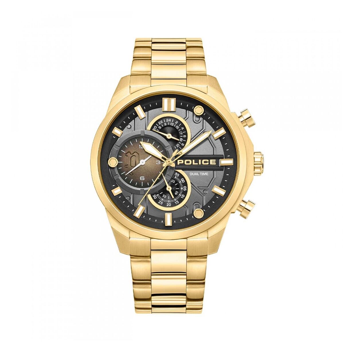 Horloge Heren Police PEWGK0039208 Gouden
