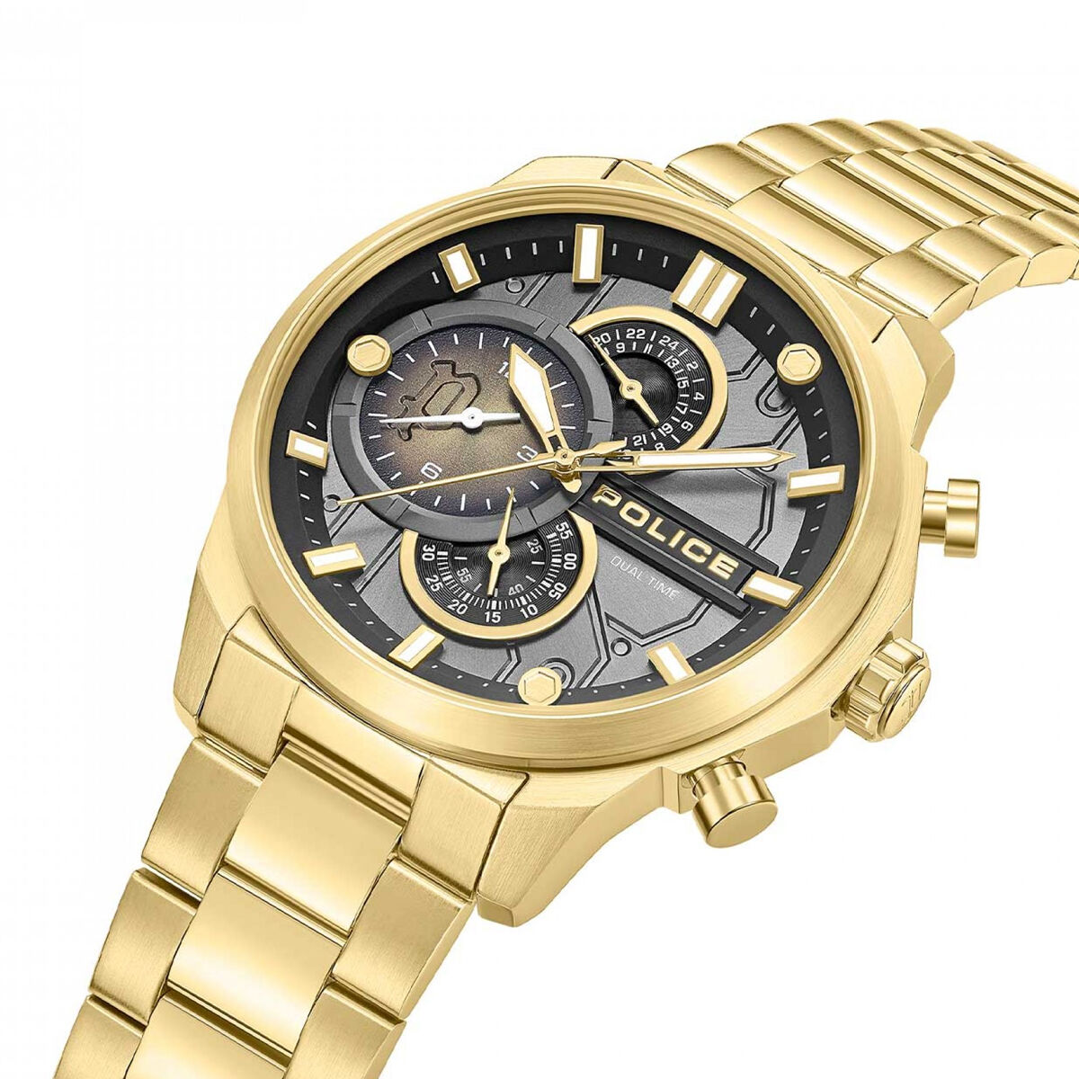 Horloge Heren Police PEWGK0039208 Gouden