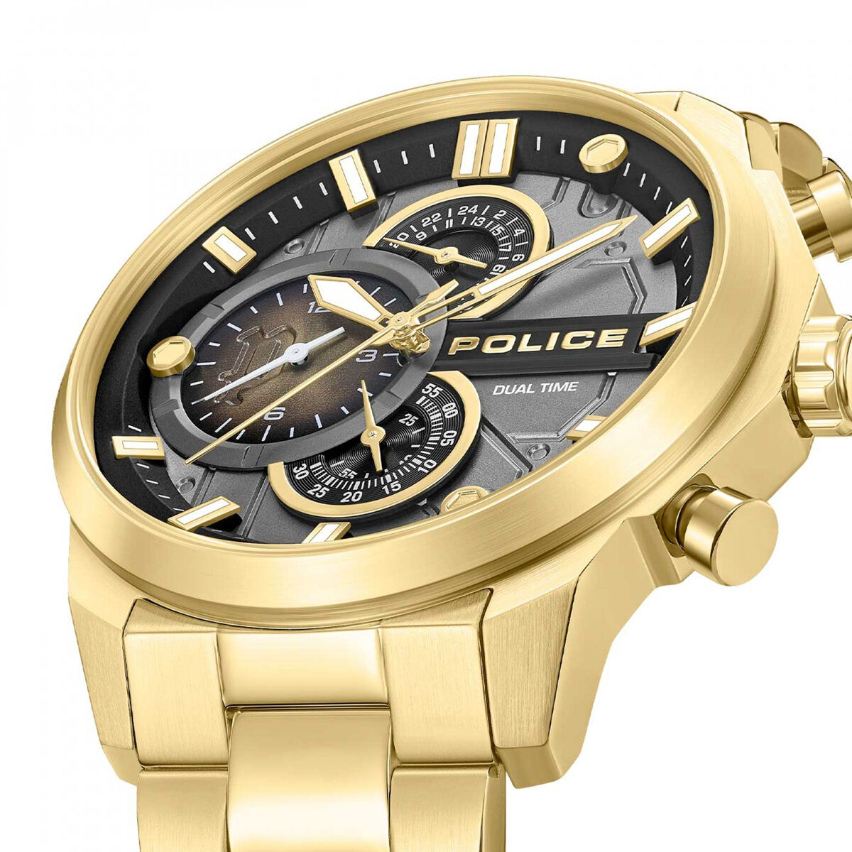 Horloge Heren Police PEWGK0039208 Gouden