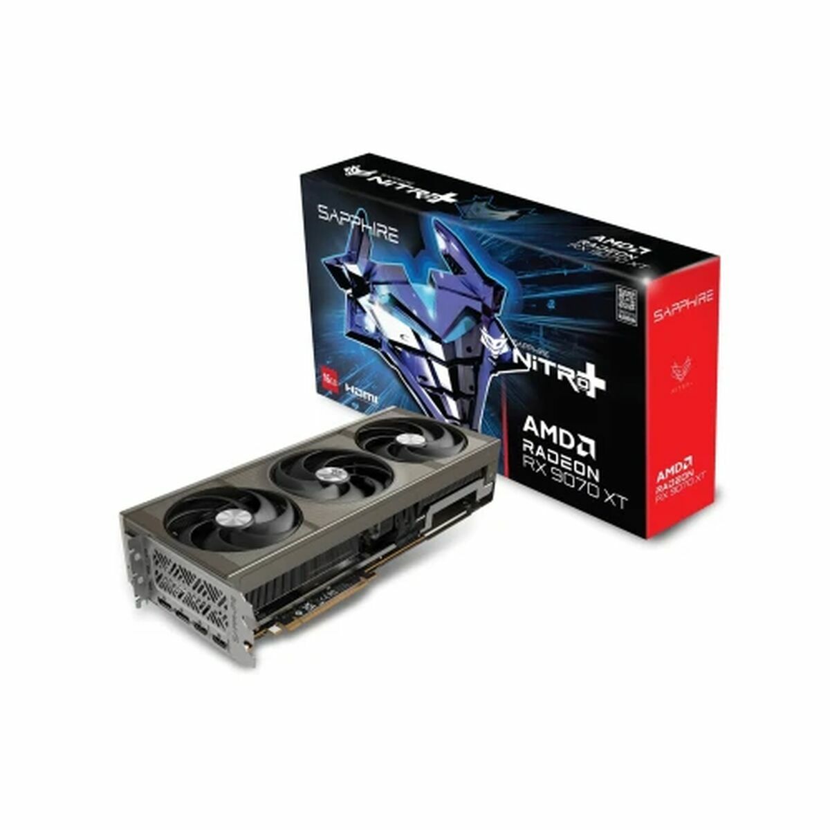 Afbeeldingen van Graphics card Sapphire 11348-01-20G radeon rx 9070 xt 16 GB GDDR6