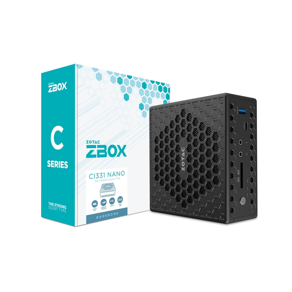 Barebone Zotac ZBOX-CI331NANO-BE Intel Celeron N5100