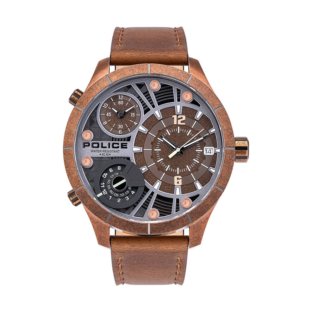 Montre Unisexe Police PL-15662XSQR-12 (Ø 52 mm)