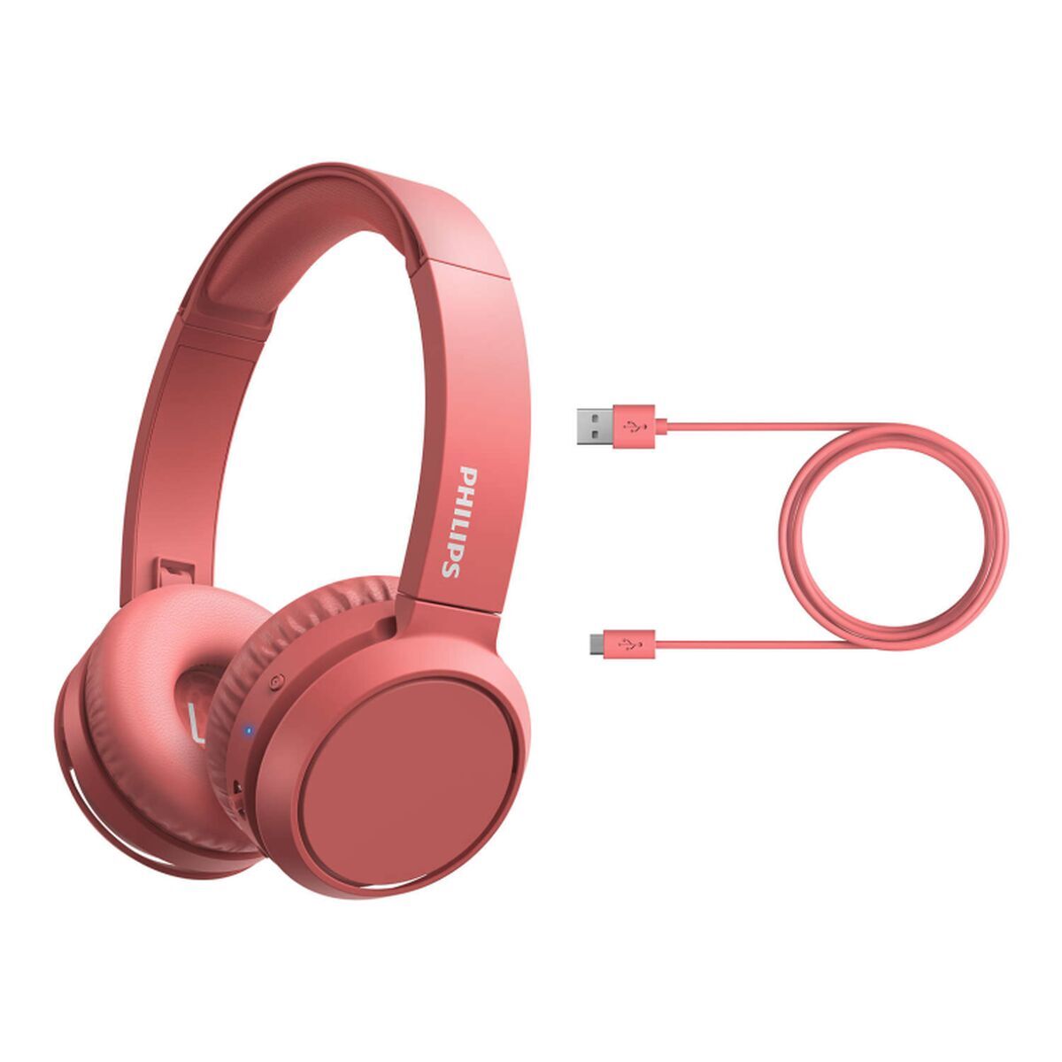 Picture of Headphones with Microphone Philips TAH4205RD/00 Coral