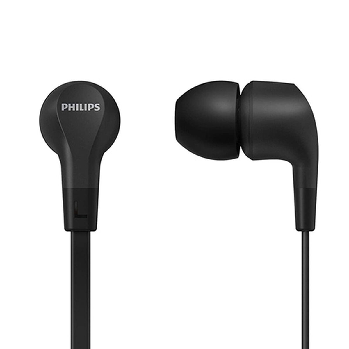Headphones Philips TAE1105BK/00 Black Silicone