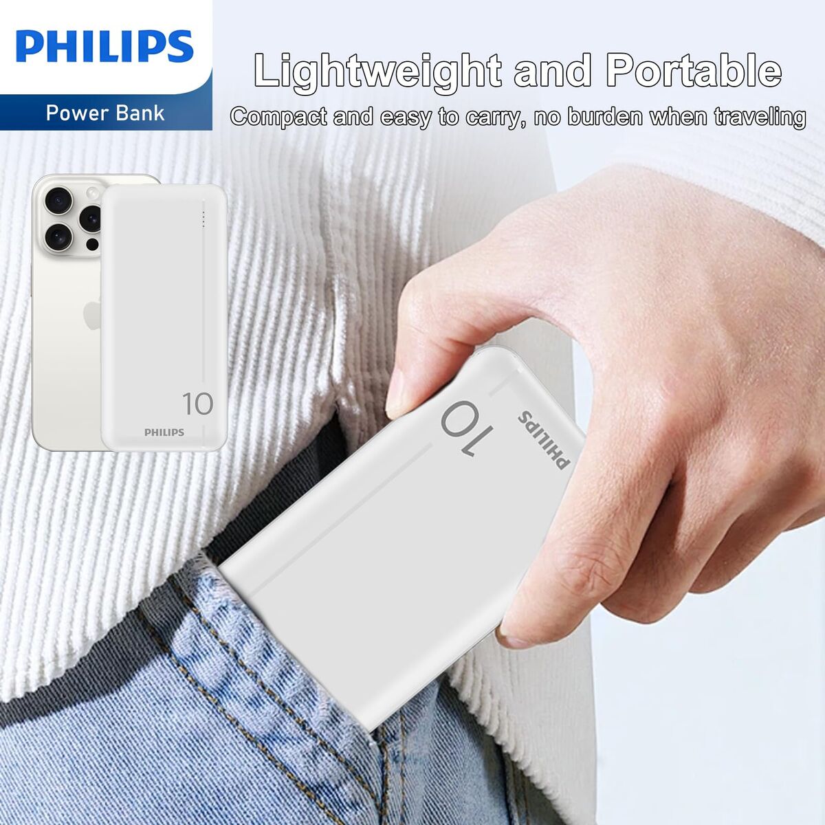 Bild von Powerbank Philips DLP1810NW/62