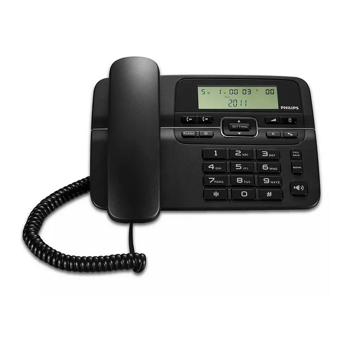 Immagine di Landline Telephone Philips Black