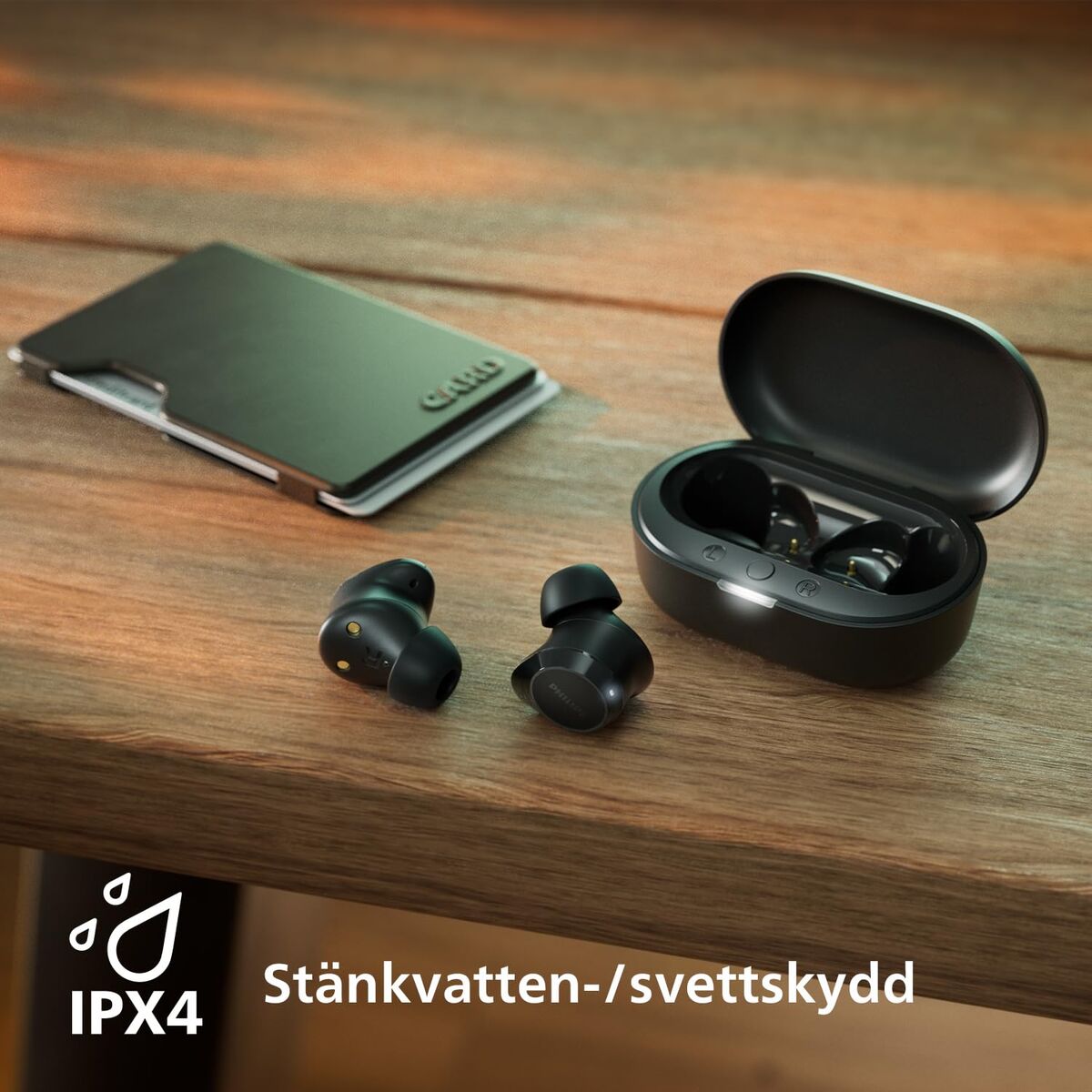 Bild von Wireless Earphones with Charging Case Philips TAT1209BK Black