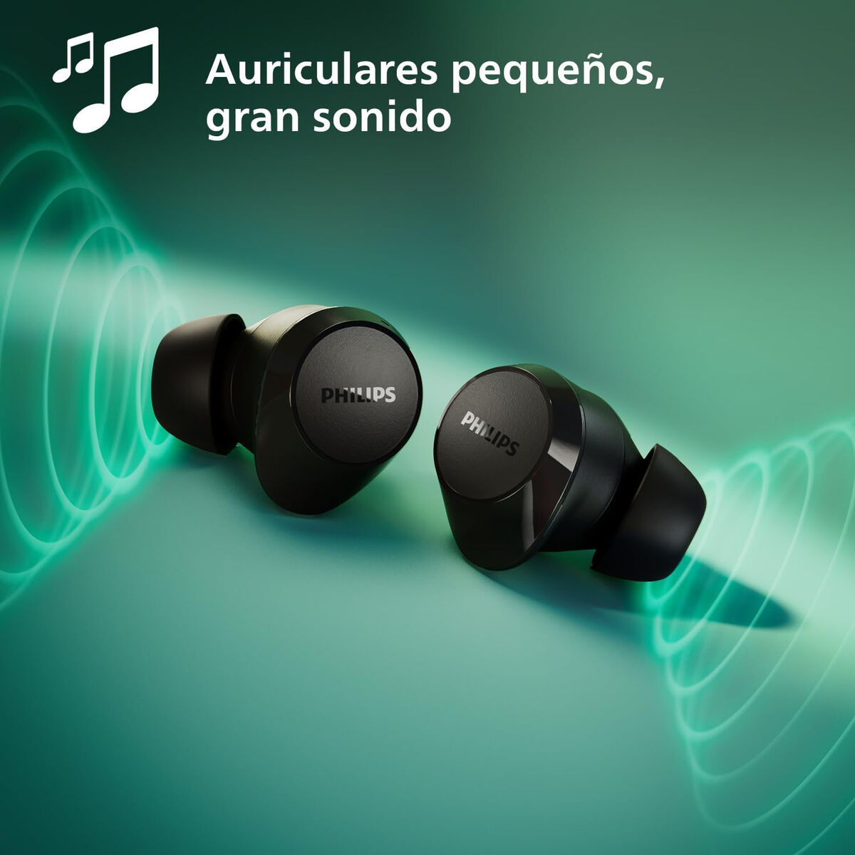 Wireless Earphones with Charging Case Philips TAT1209BK Black