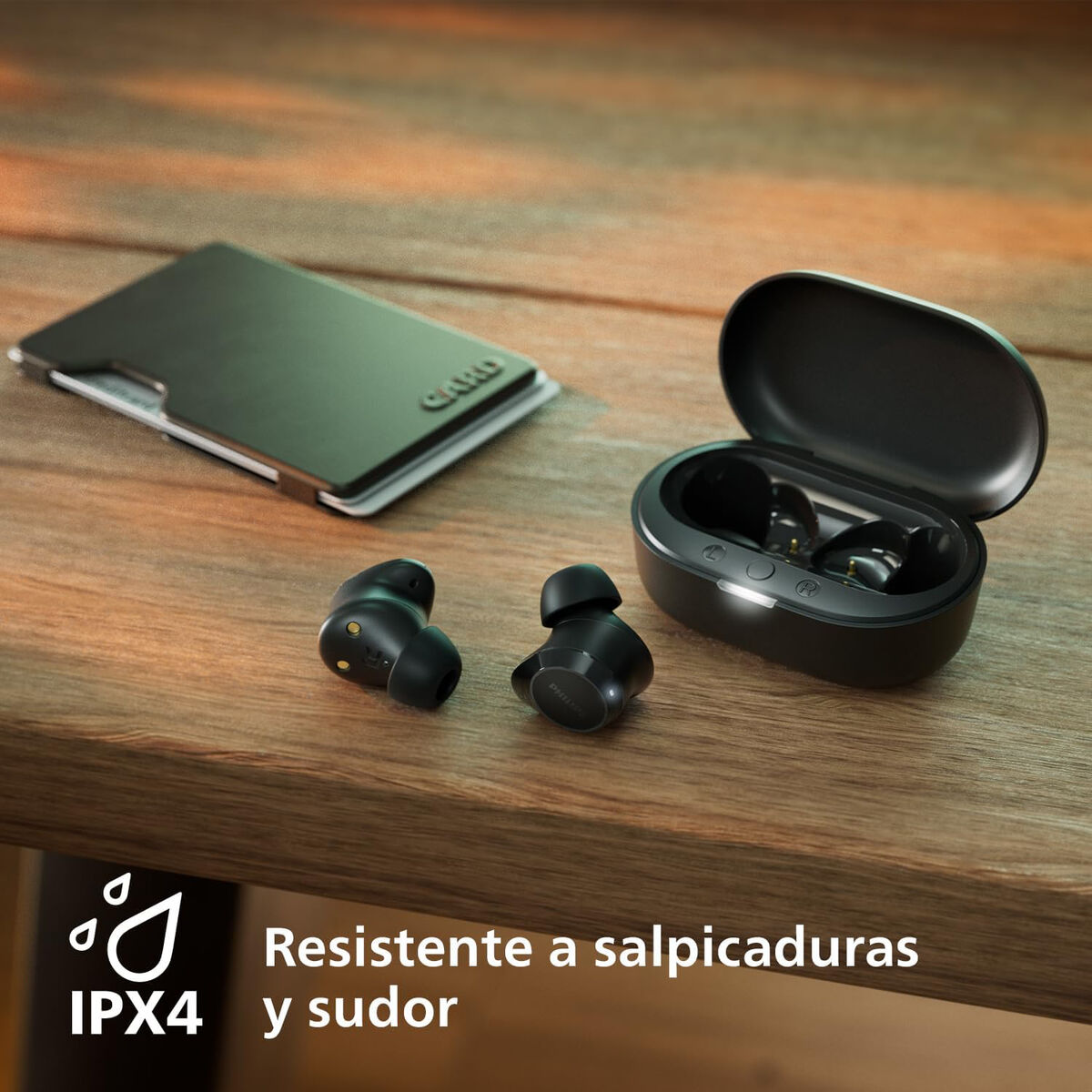 Wireless Earphones with Charging Case Philips TAT1209BK Black