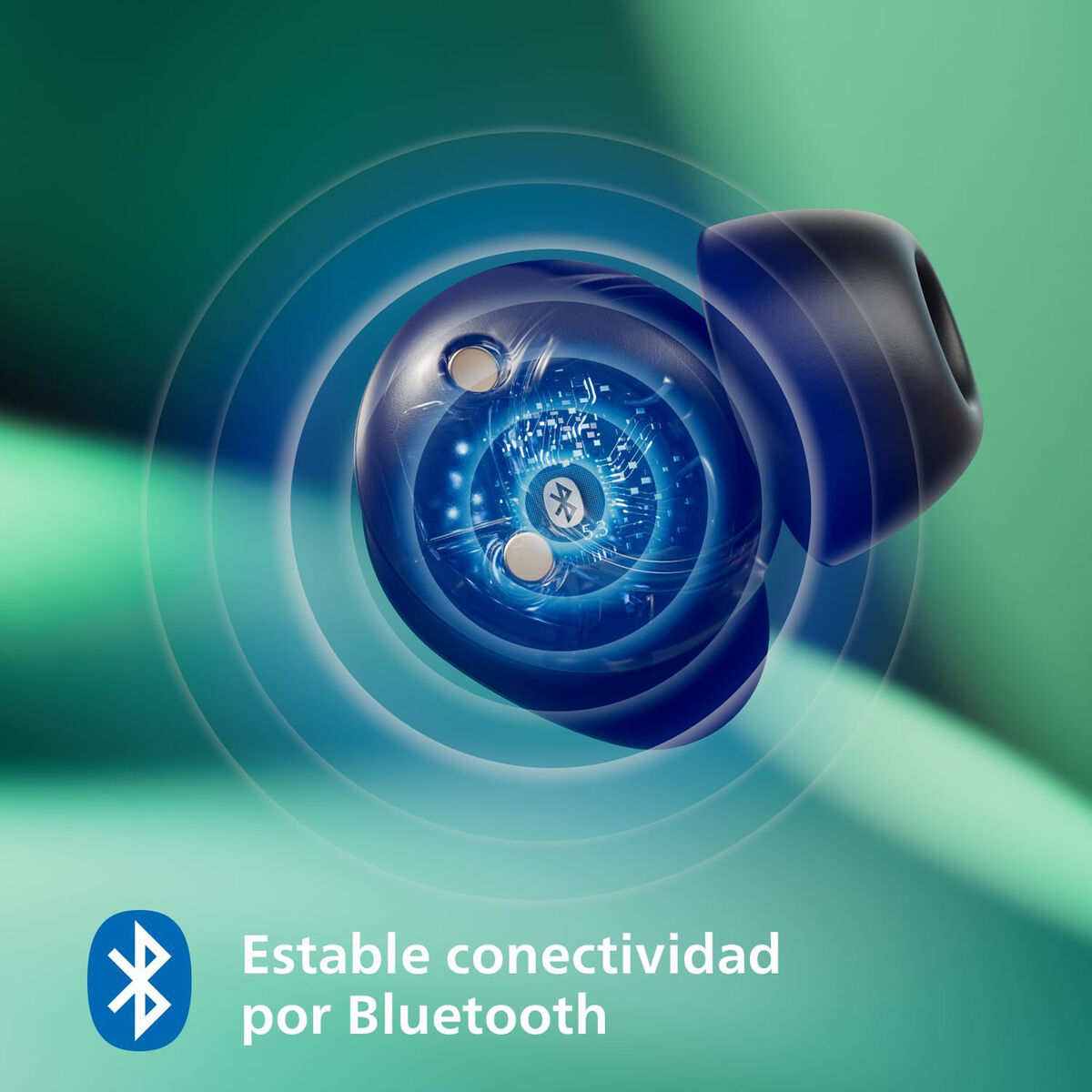 Wireless Earphones with Charging Case Philips TAT1209BK Black