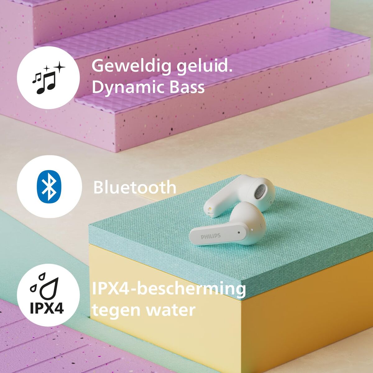 Wireless Headphones Philips TAT2139WT/00 White
