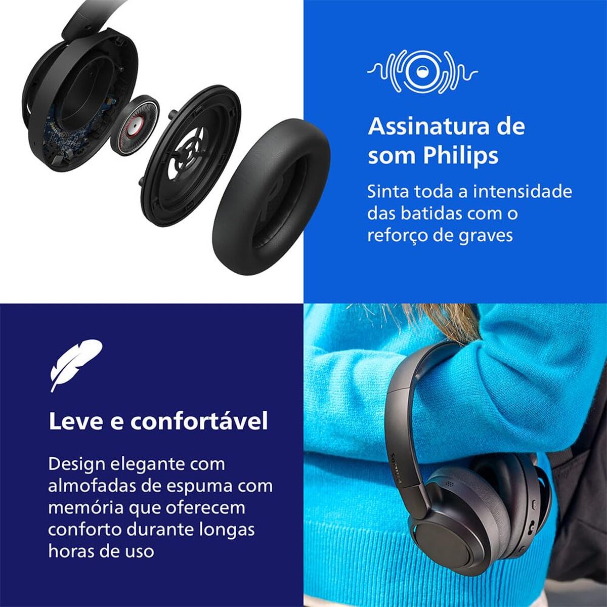 Afbeeldingen van Headphones Philips TAH6509BK Black