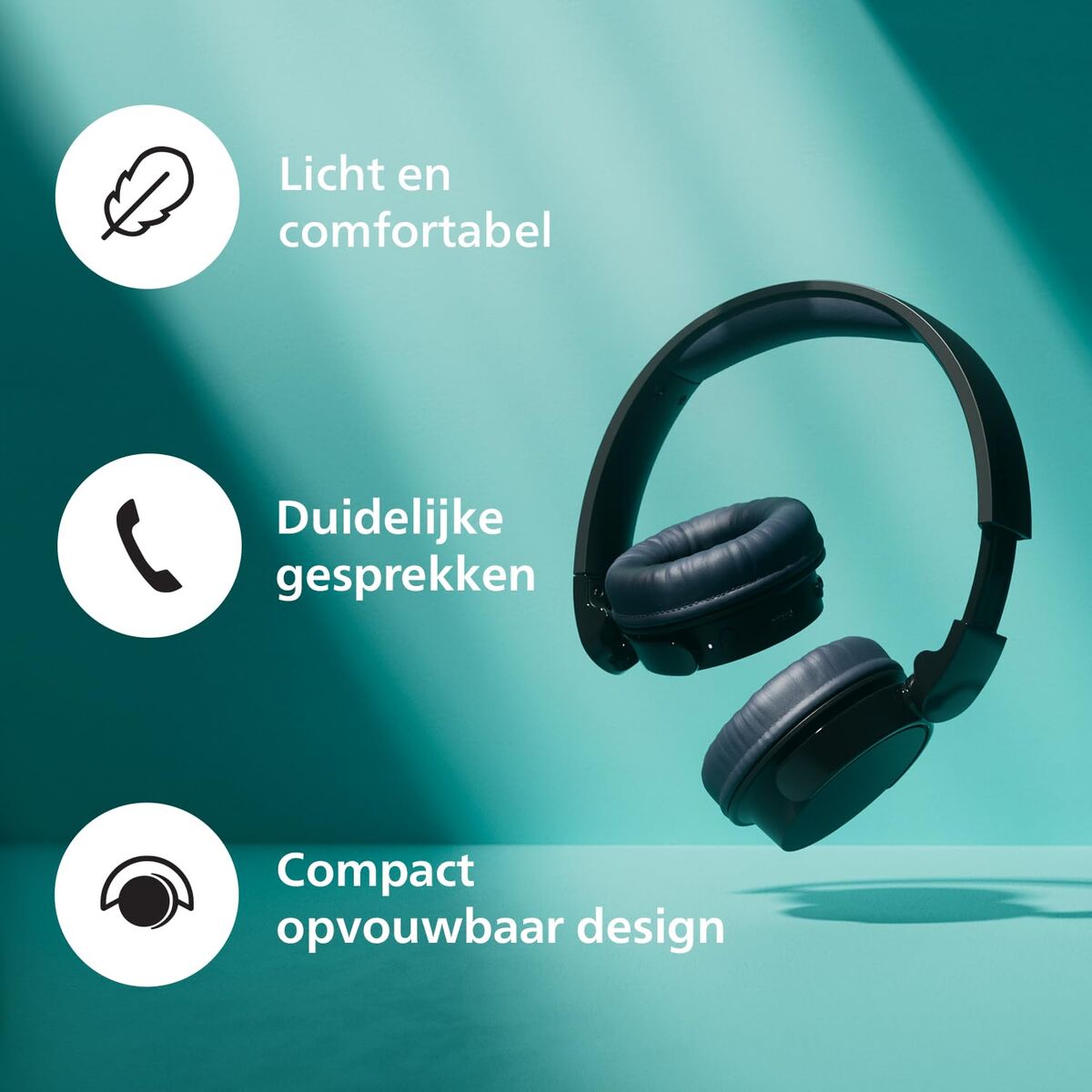 Bluetooth Headset with Microphone Philips TAH3209BK Black