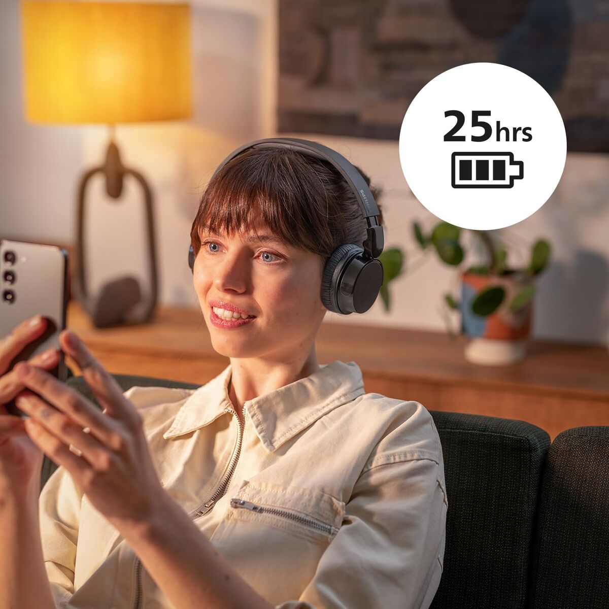 Bluetooth Headset with Microphone Philips TAH3209WT White