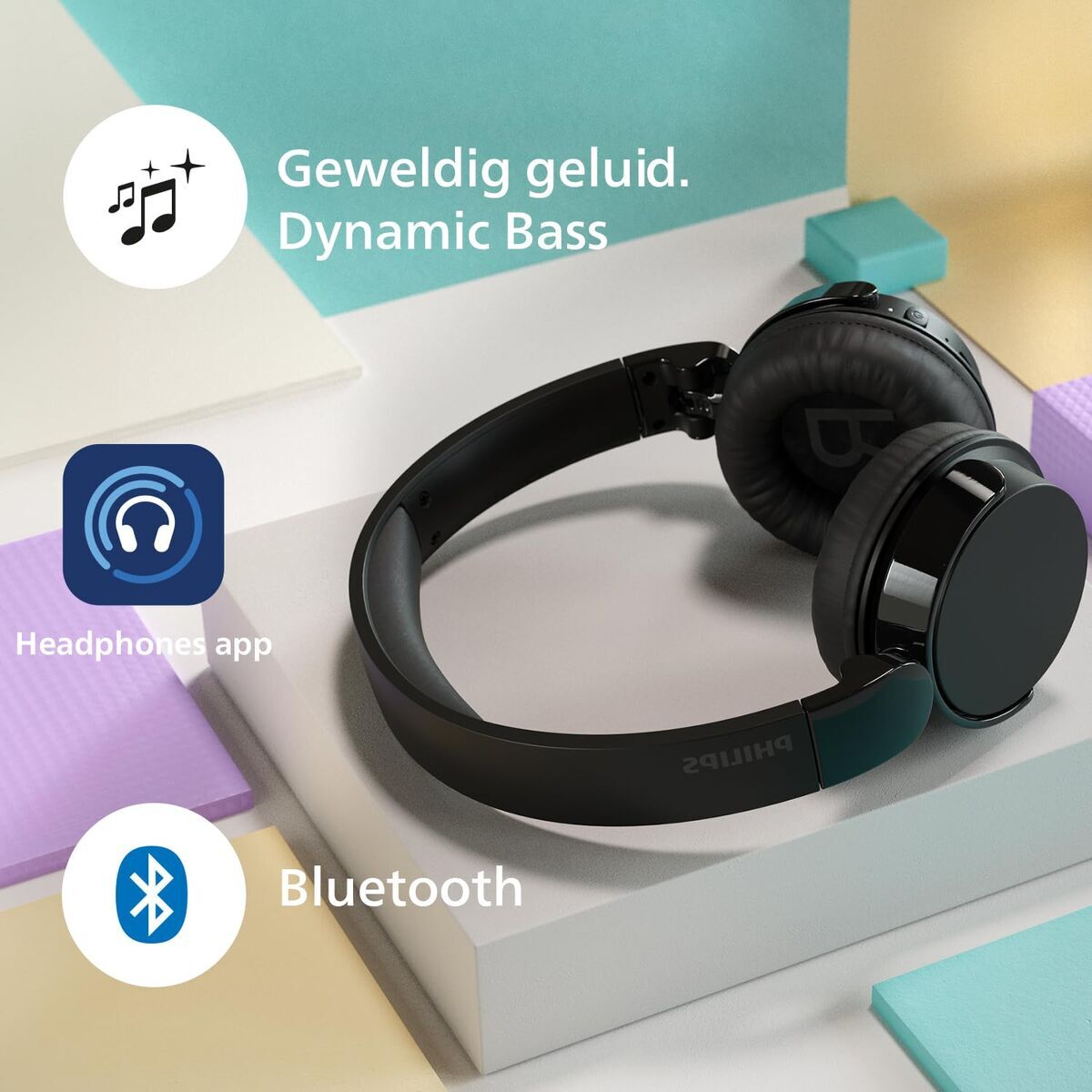 Bluetooth Headset with Microphone Philips TAH4209WT White