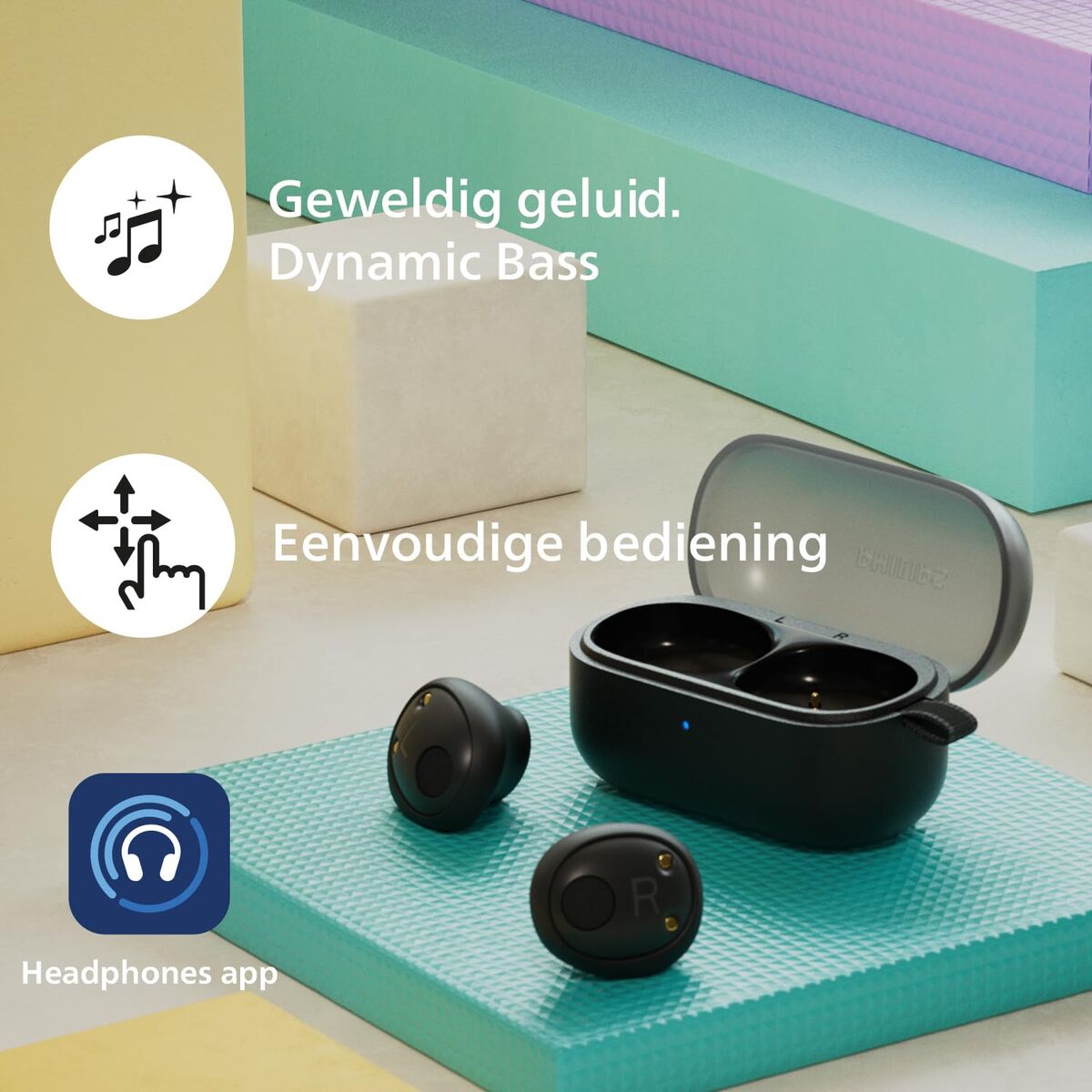 Picture of Headphones Philips TAT2149BK Black