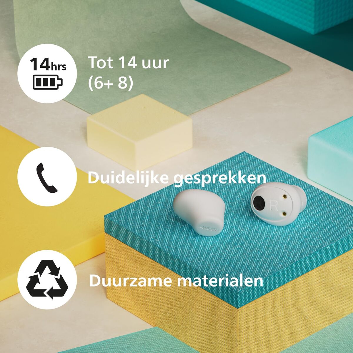 Picture of Headphones Philips TAT2149WT White