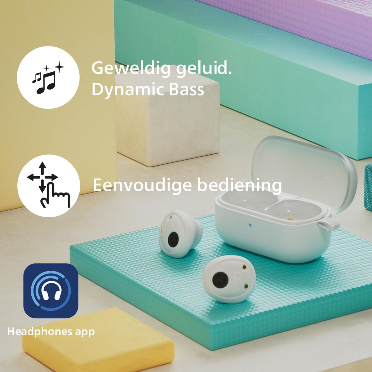 Picture of Headphones Philips TAT2149WT White