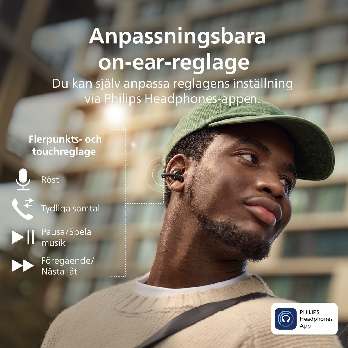 Picture of Headphones Philips TAQ2000BK/00 Black