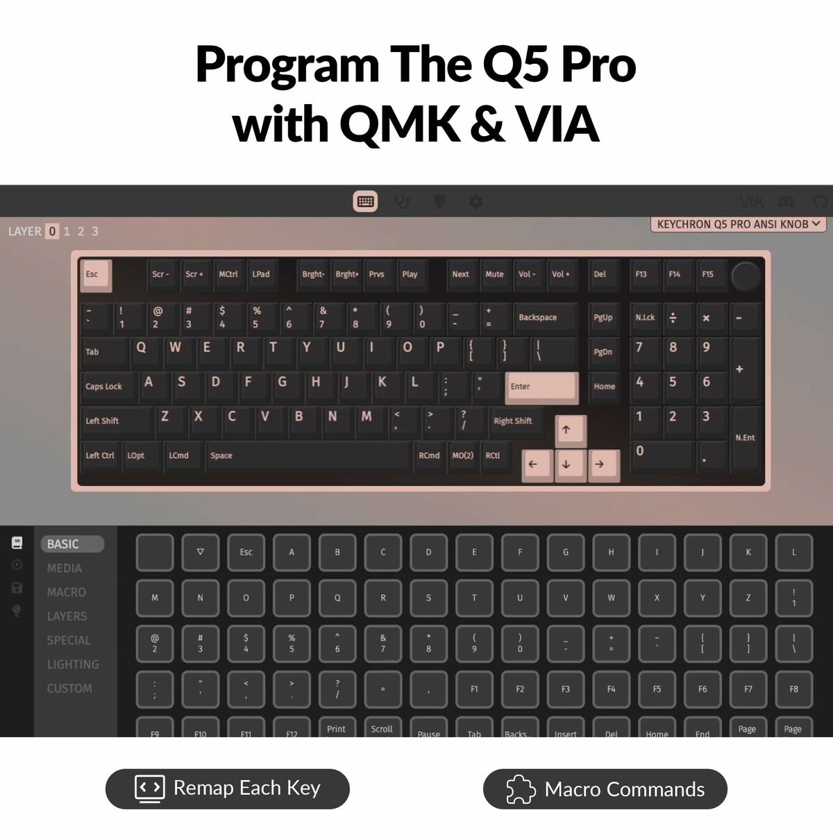 Picture of Keyboard Keychron Black