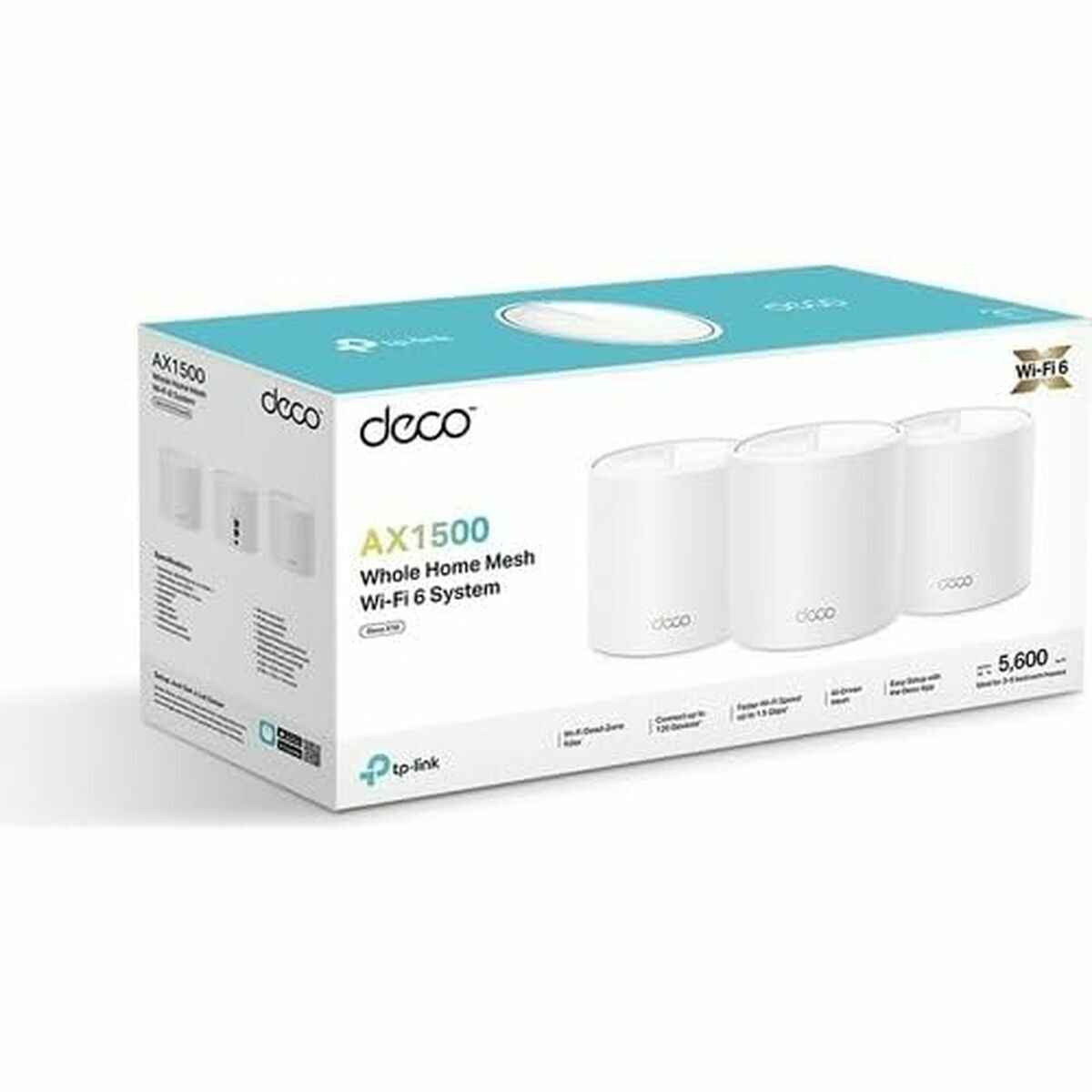 Afbeeldingen van Wi-Fi Repeater + Router + Access Point TP-Link DECO X10 3U