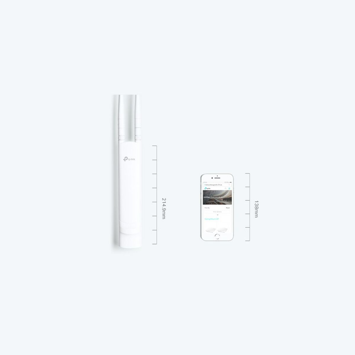 UTP Kategori 6 Rigid Netværkskabel TP-Link TL-EAP113-OUTDOOR Hvid