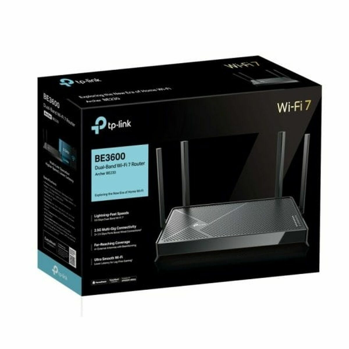 Afbeeldingen van Router TP-Link BE3600 Black RJ45 Ethernet LAN