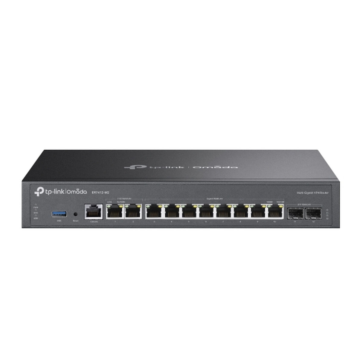Afbeeldingen van Router TP-Link ER7412-M2 Black USB RJ45 Ethernet LAN USB x 1
