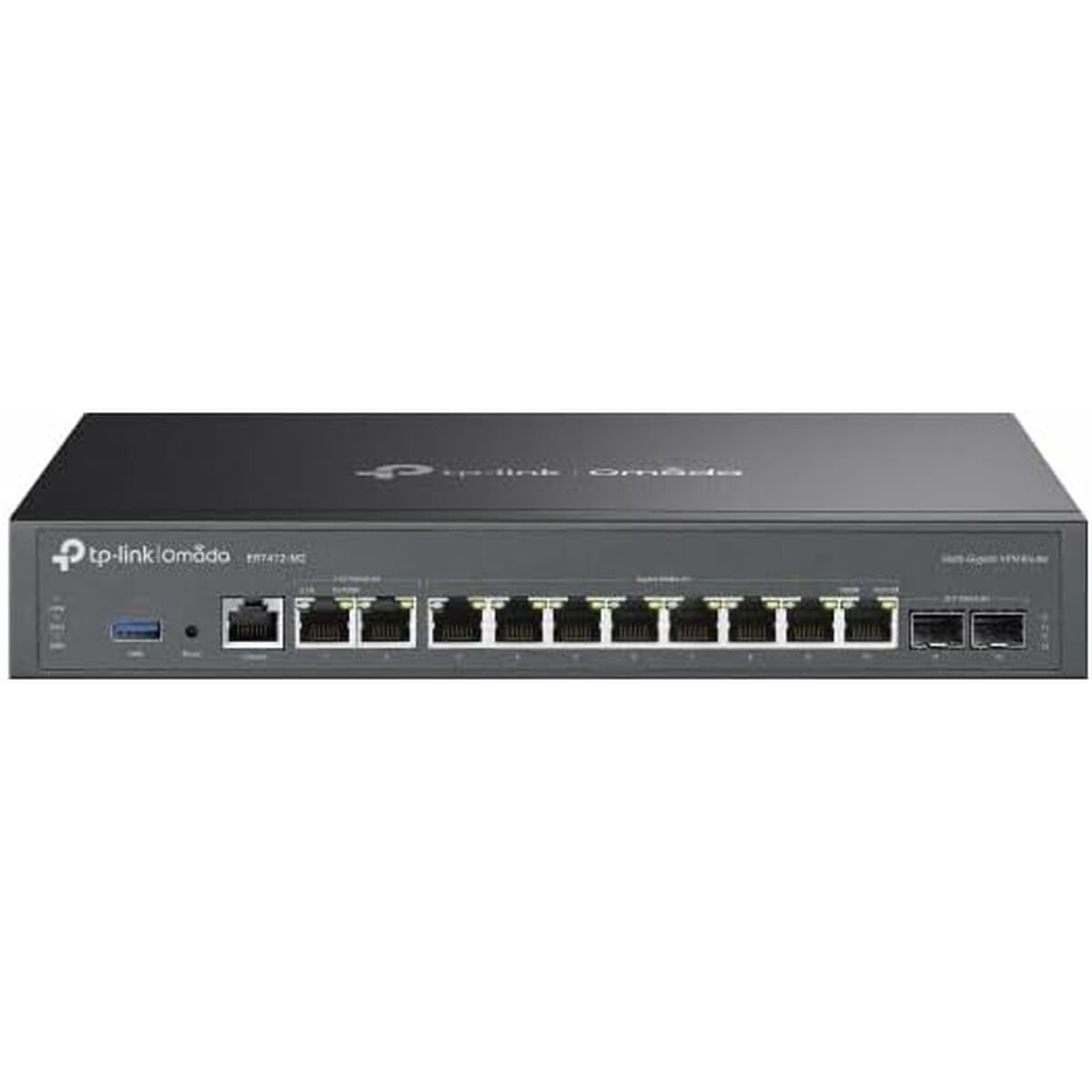 Afbeeldingen van Router TP-Link ER7412-M2 Black USB RJ45 Ethernet LAN USB x 1
