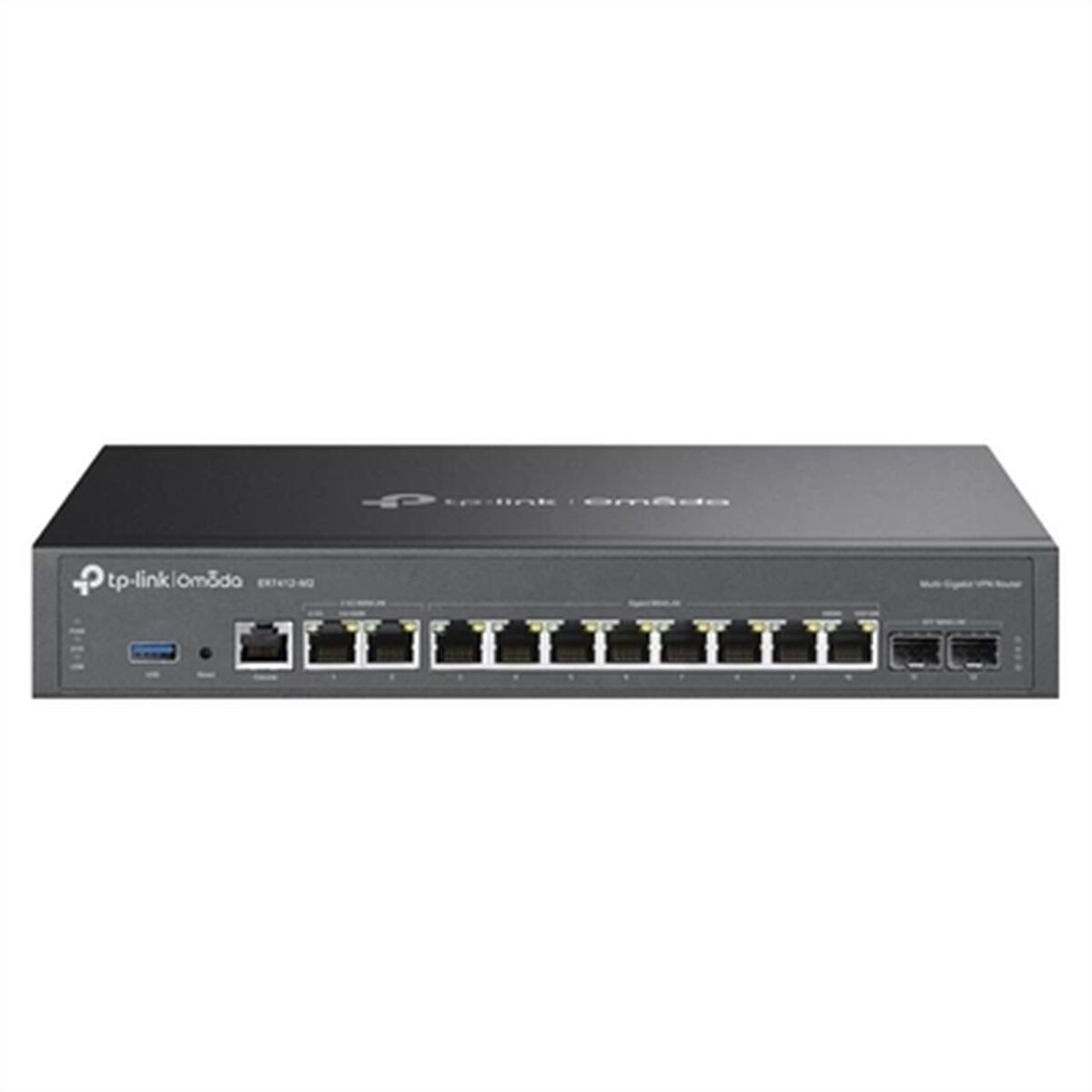 Afbeeldingen van Router TP-Link ER7412-M2 Black USB RJ45 Ethernet LAN USB x 1