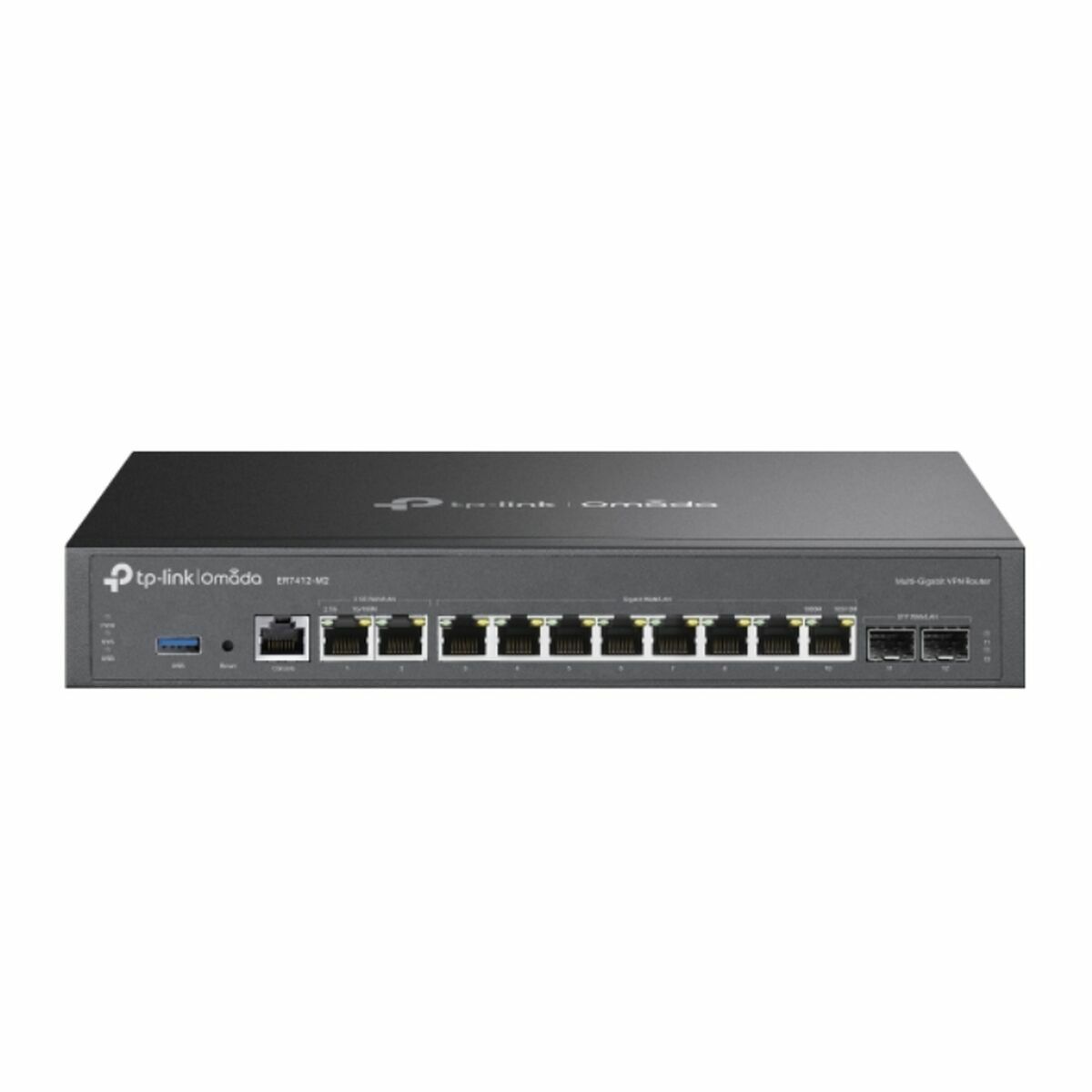 Afbeeldingen van Router TP-Link ER7412-M2 Black USB RJ45 Ethernet LAN USB x 1