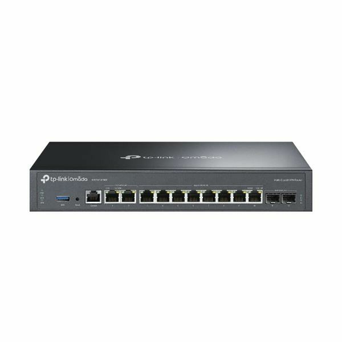 Afbeeldingen van Router TP-Link ER7412-M2 Black USB RJ45 Ethernet LAN USB x 1