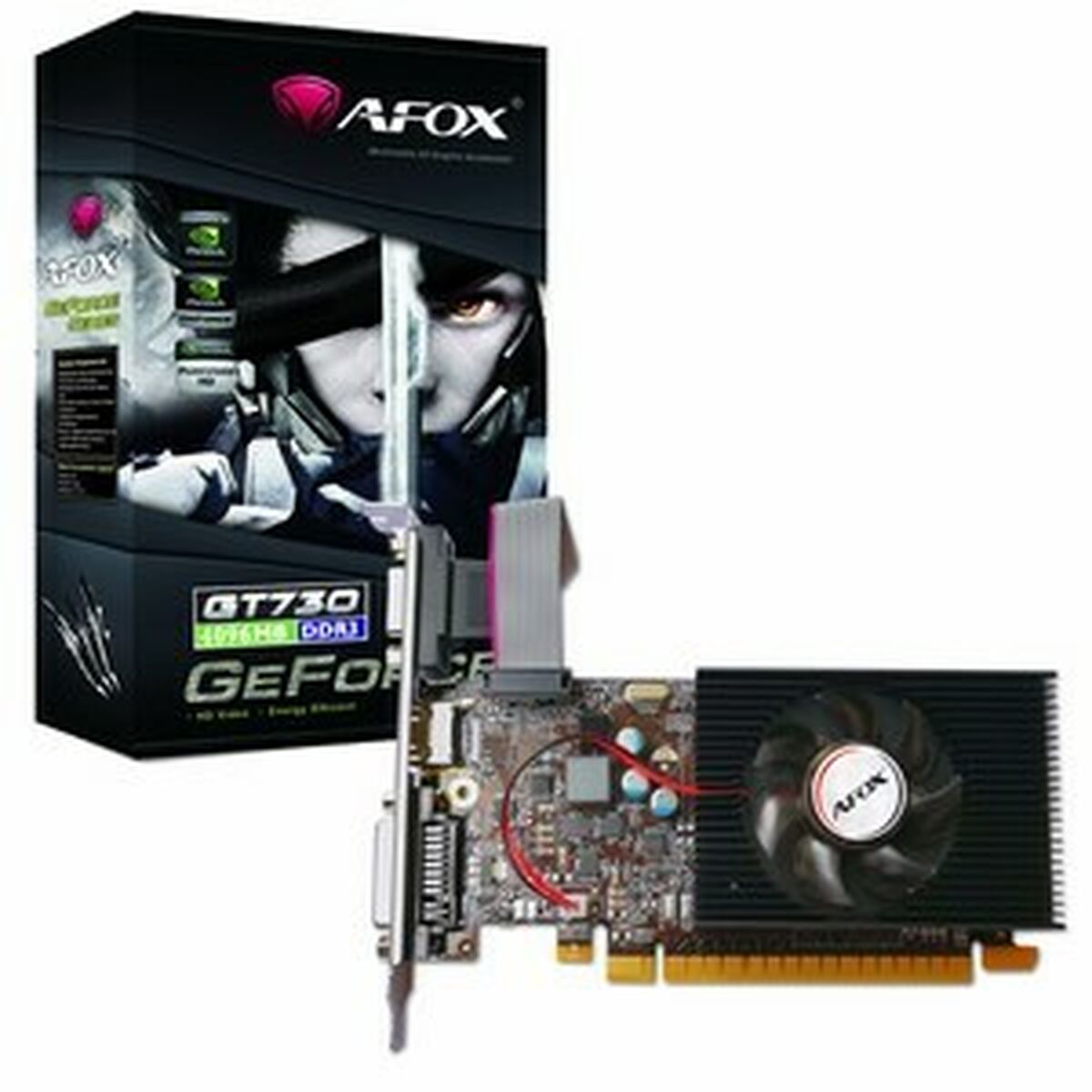 Grafikkort Afox AF730-4096D3L5 4 GB RAM NVIDIA GeForce GT 730