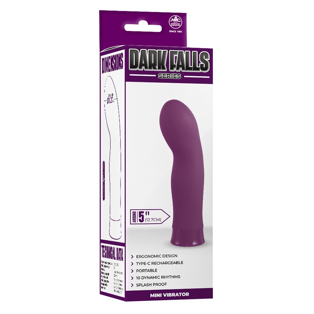 Image secondaire de Vibrateur G-Spot NMC Violet 12,7 cm