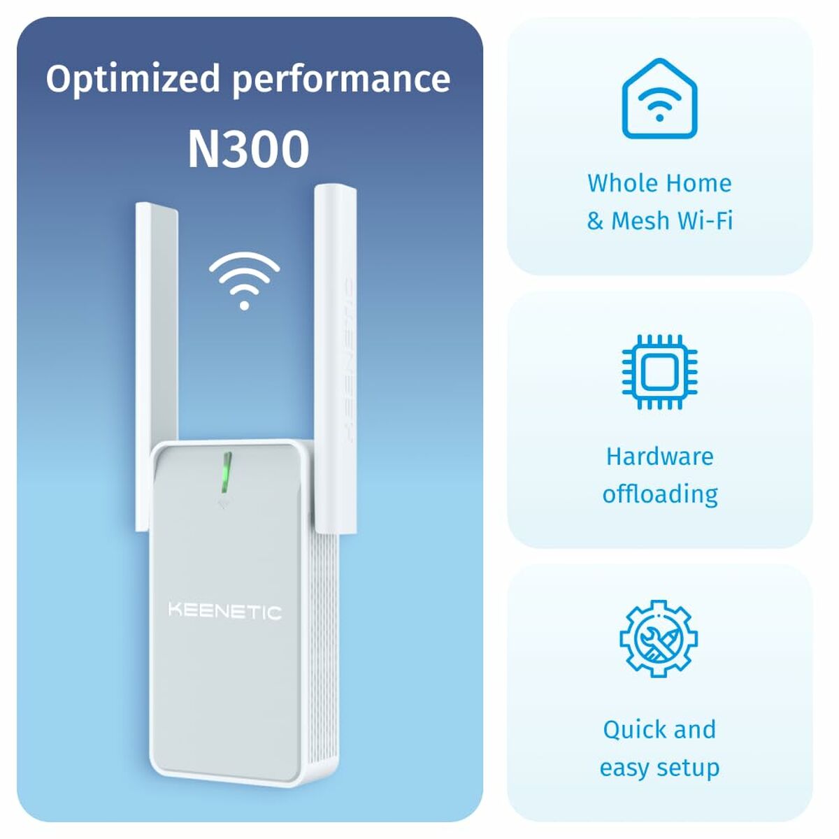 Image secondaire de Router Keenetic KN-3211-01-EU Wi-Fi