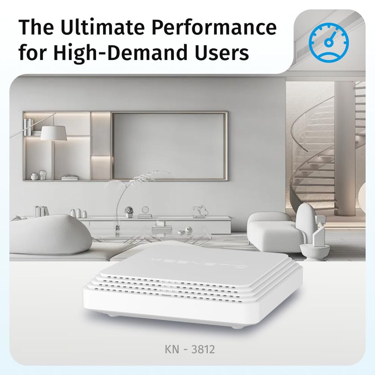 Afbeeldingen van Router Keenetic KN-3812-01-EU White Wi-Fi USB RJ45 Ethernet LAN USB 3.2