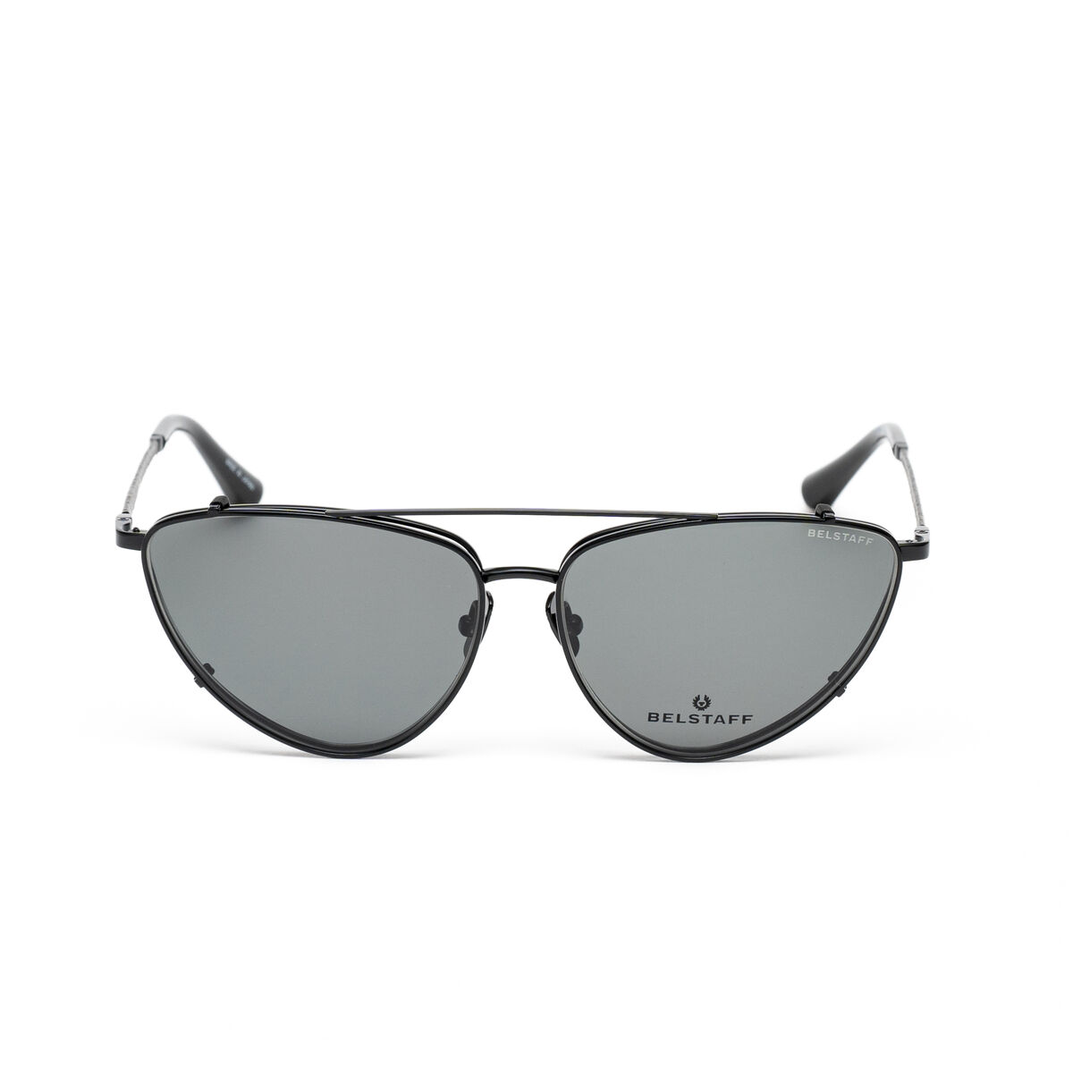 Brilmontuur + Zonnebril Belstaff DELMERE-SHINY-NEGRO-W ø 57 mm Clip On