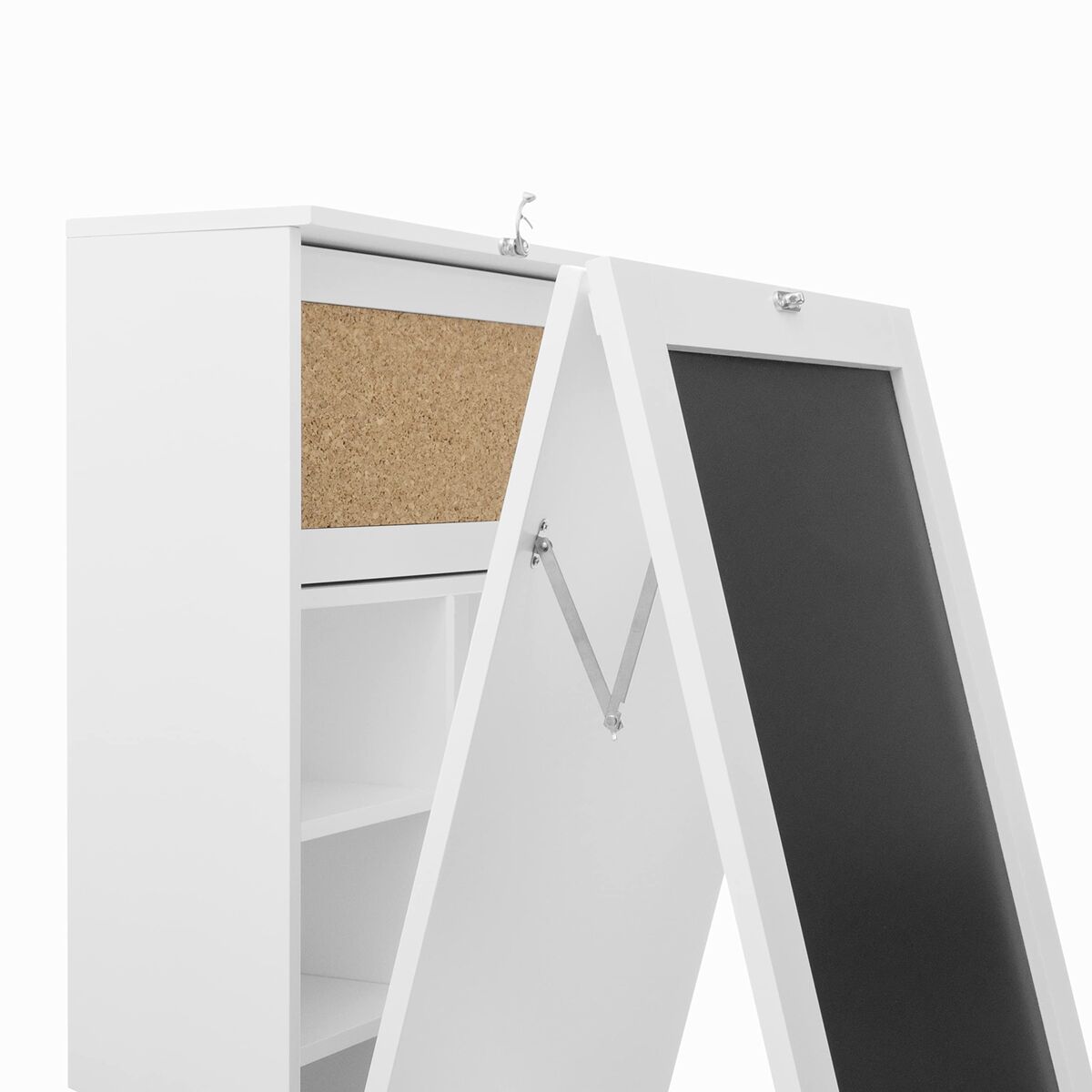 Klappschreibtisch für die Wand Woldy InnovaGoods Weiß Holz (Restauriert A) - Thumbnail 8